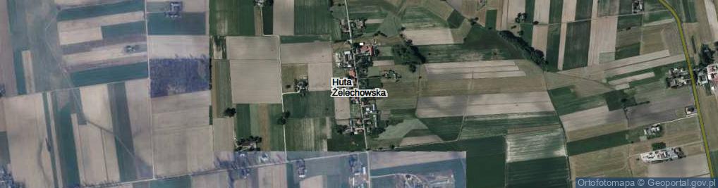 Zdjęcie satelitarne Huta Żelechowska ul.